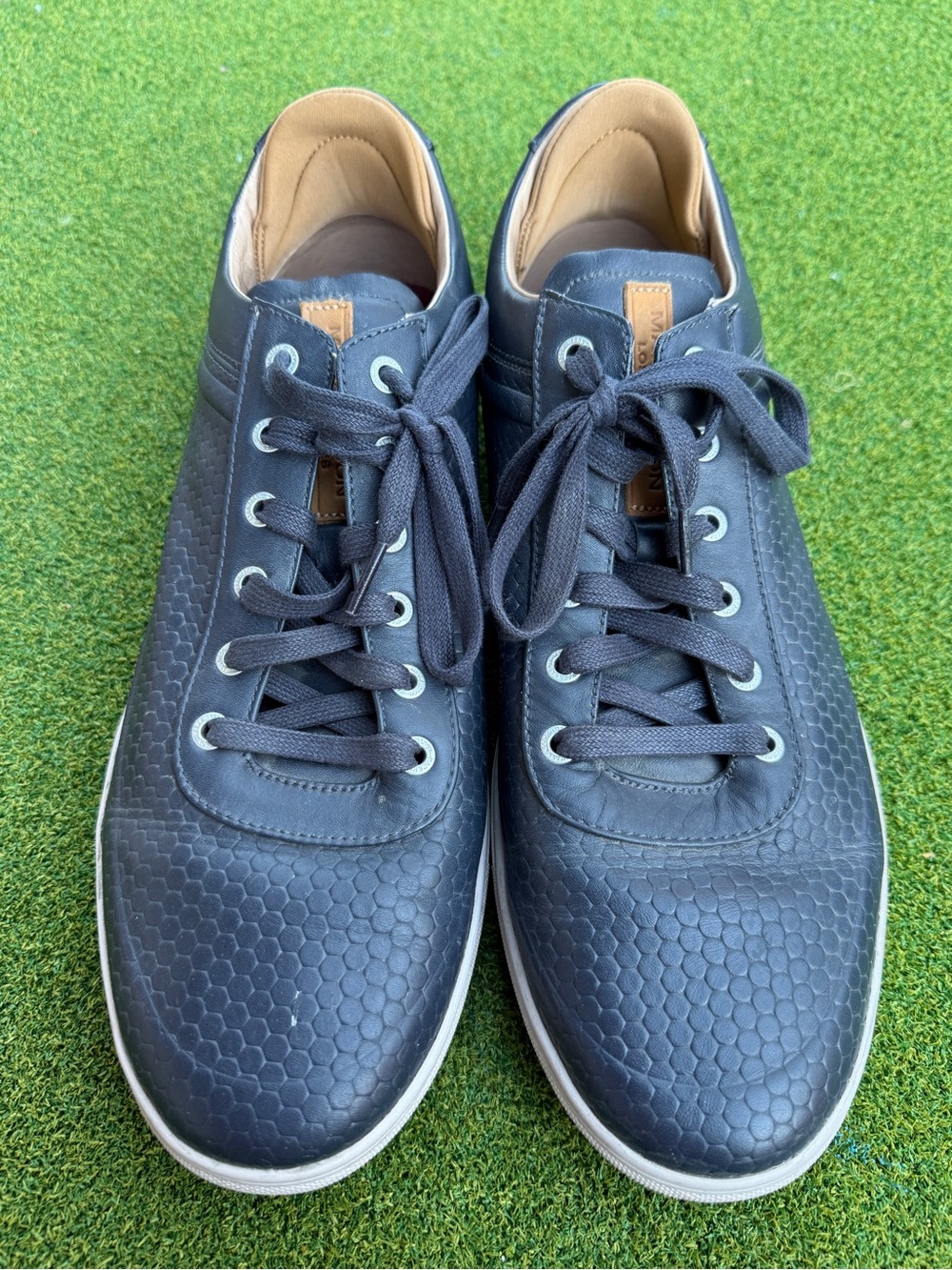 Mark Nason Los Angeles Men’s Size 13 Navy Leather Casual Sneakers Low Top